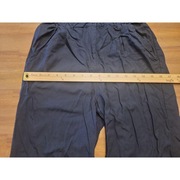 Obey Black Cropped Sleeveless Jumpsuit XS Lightweight Beachy Streetwear EUC - Picture 8 of 16